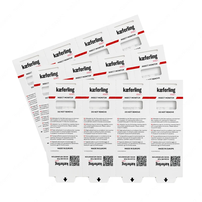 Kaeferling Smart Schabenfalle mit Lockstoff – 80 Klebefallen