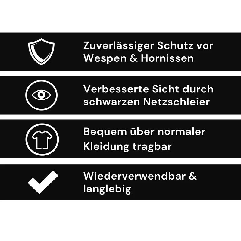 Schutzjacke / Imkerjacke gegen Wespen & Insekten