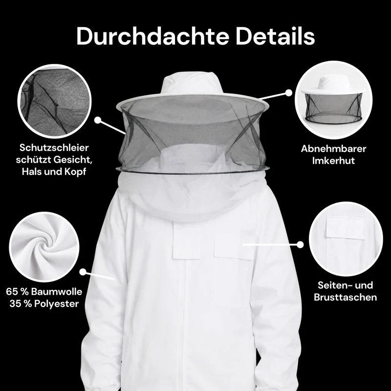 Schutzjacke / Imkerjacke gegen Wespen & Insekten
