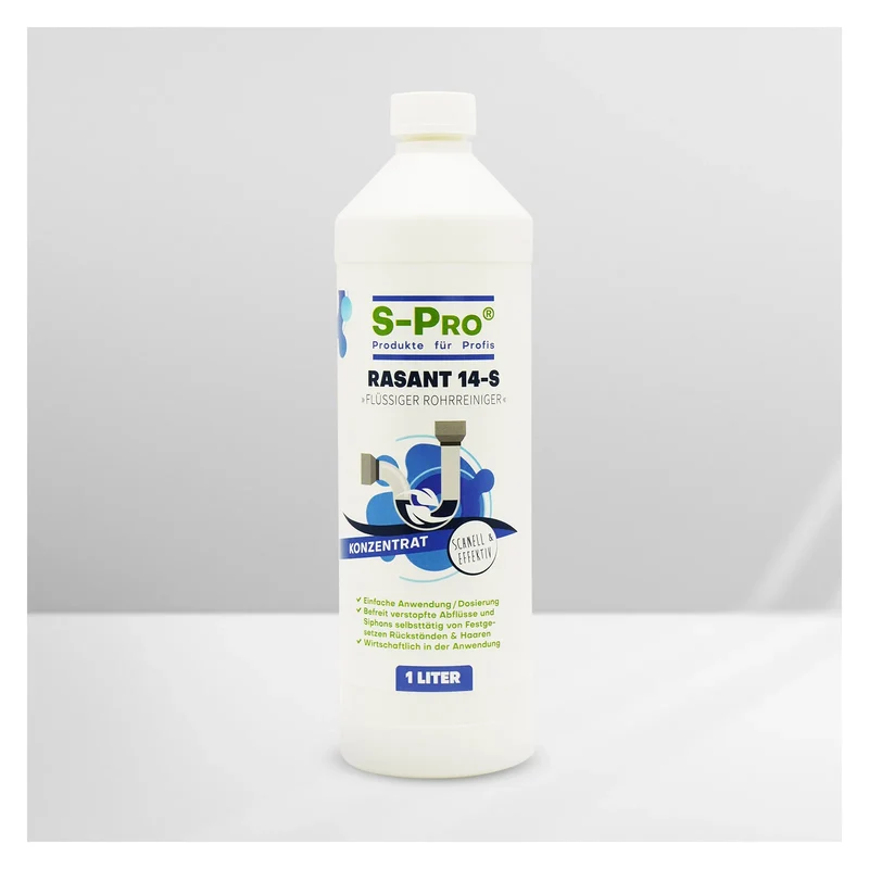 S-Pro Rasant 14-S Rohrreiniger - 1 Liter Flasche