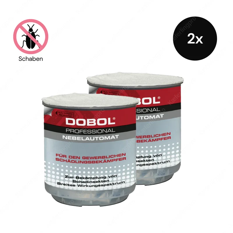 DOBOL Rauch-Nebelautomat – 2 Dosen á 20 g – Insektizid gegen Insektenbefall im Innenbereich