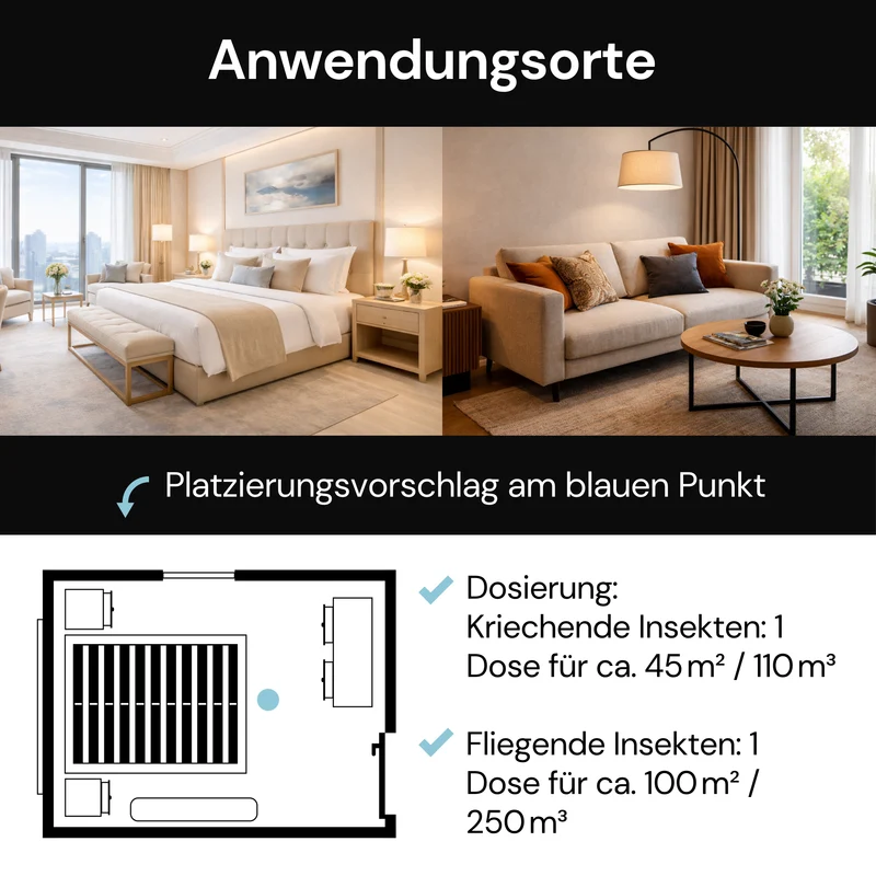 DOBOL Rauch-Nebelautomat 2 Dosen à 20 g – gegen Bettwanzen