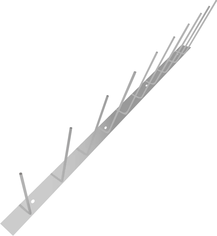 Taubenabwehr | Taubenabwehr Spikes 1-reihig 1 Meter