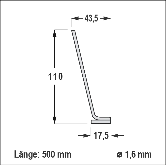 Taubenabwehr | Taubenabwehr Spikes 1-reihig 1 Meter