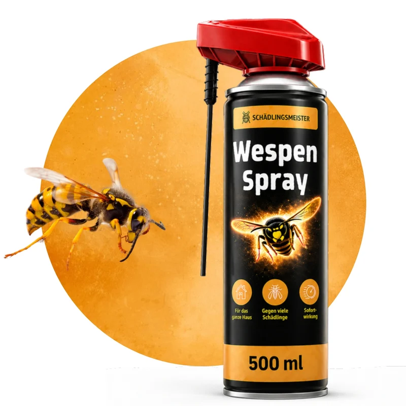 Wespen Spray - 500 ml - Repellent - Mit Schlauchverlängerung