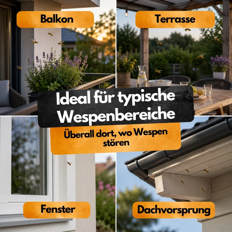 Wespen Spray - 500 ml - Repellent - Mit Schlauchverlängerung