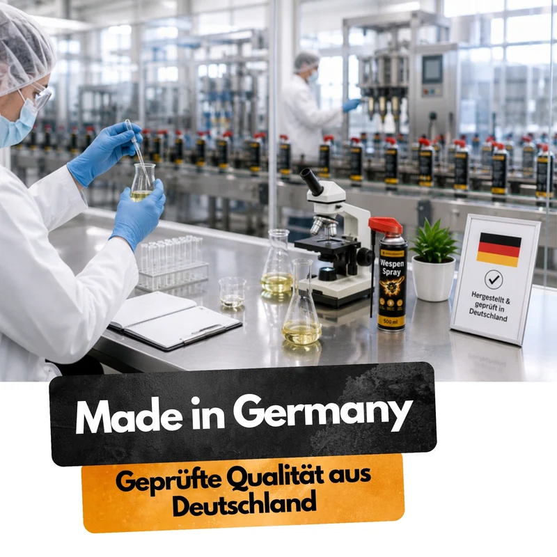 Wespen Spray - 500 ml - Repellent - Mit Schlauchverlängerung