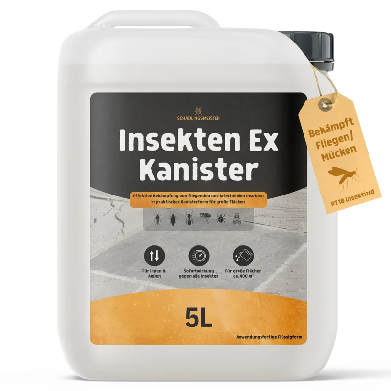 Fliegen/Mücken Insektizid! – Insekten Ex Kanister – 5L – Anwendungsfertig