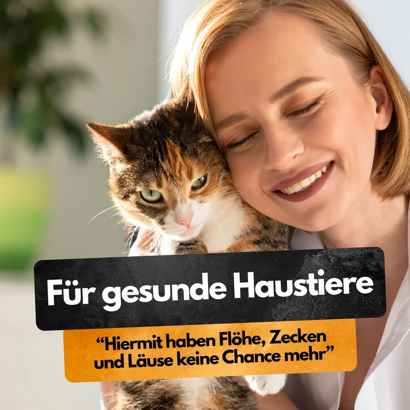 Spot On Repellent - 3 Tuben - Gegen Flöhe, Zecken, Läuse - Für Katzen und Hunde