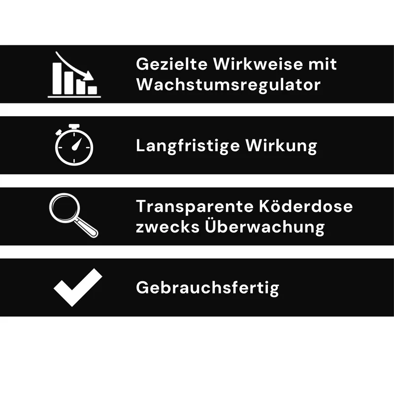 Biopren Pharaoameisenköder - 2,5 g Köderdose - 24 Stück