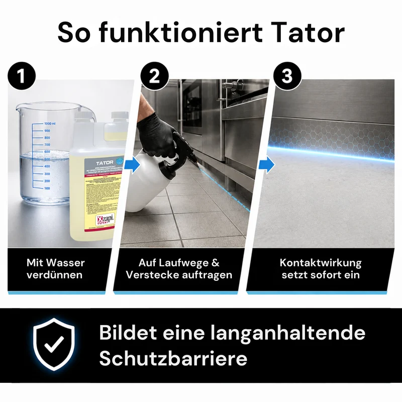 Tator - Konzentrat gegen kriechende und fliegende Insekten - 500 ml Flasche