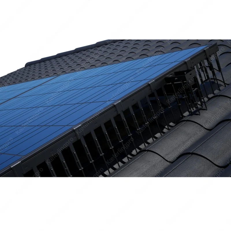 Clips in schwarz für SolarSpine aus Edelstahl - versch. Höhen - 100 Stück