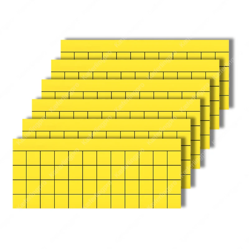 Klebeflächen (gelb) für DECO 151 LED - 6 Stück