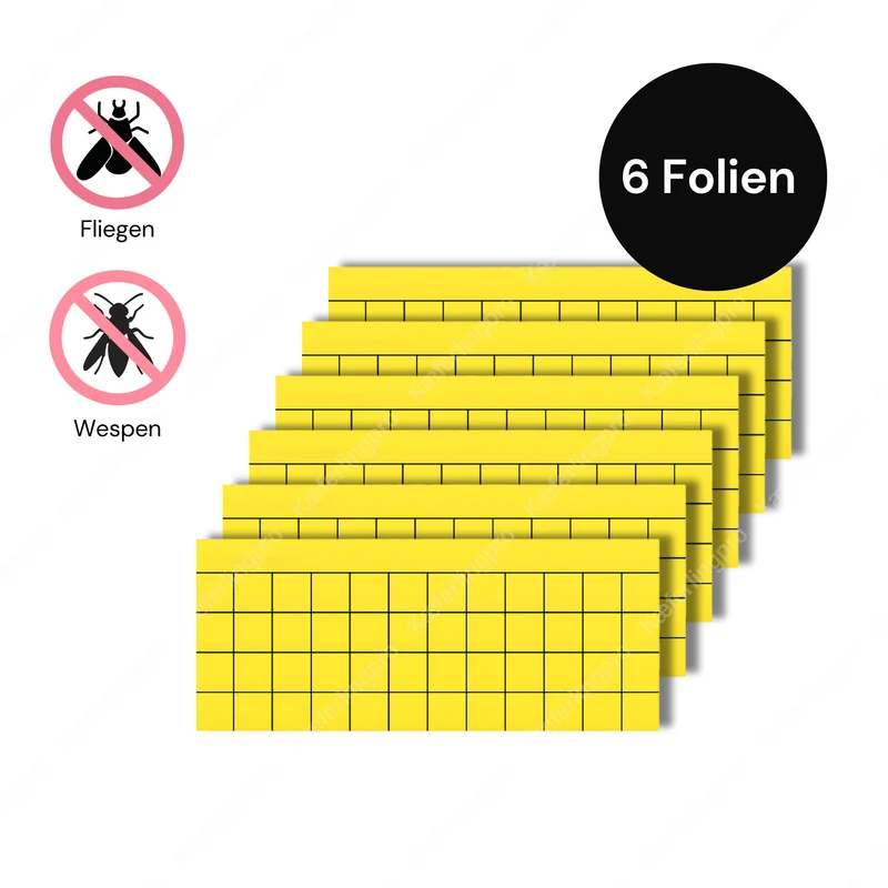 Klebeflächen (gelb) für DECO 151 LED - 6 Stück