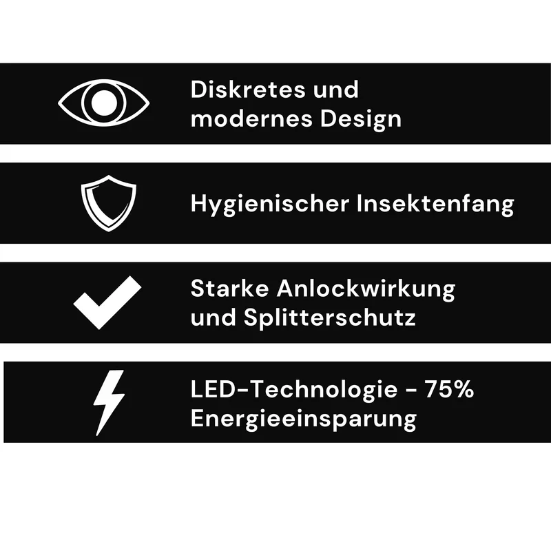 Kaeferling Smart DECO 151 LED UV-Gerät mit Splitterschutz - weiß - 1 Stück
