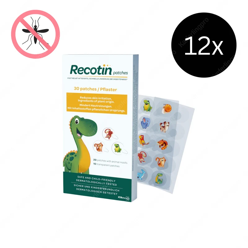 RECOTIN Mückenstich Pflaster - 30 Pflaster