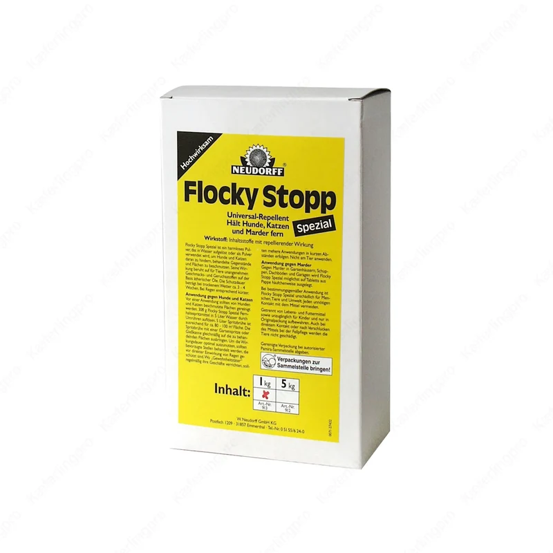 Neudorff Flocky Stopp Spezial - Marderrepellent - 1 kg Packung