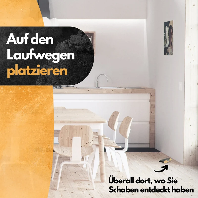 Schabenfalle - 5 Stück - inkl. Köder - Kakerlaken bekämpfen - Zum Monitoring