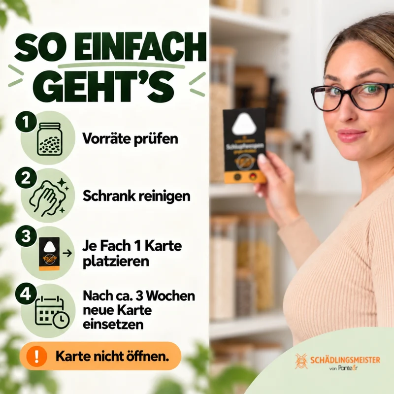 Schlupfwespen gegen Lebensmittelmotten - EINZELLIEFERUNG