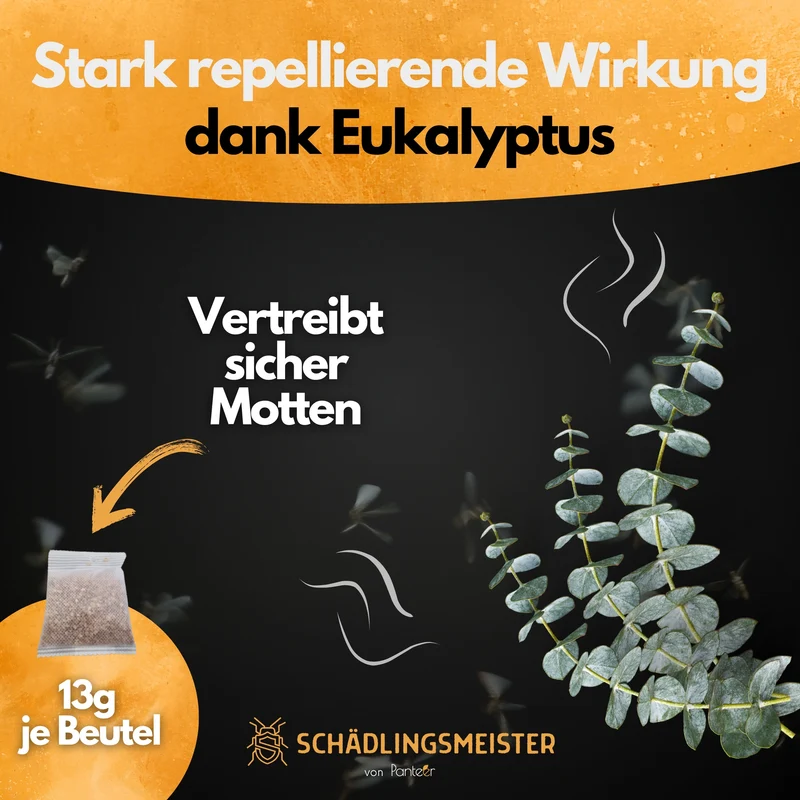 Eukalyptus Beutel Mottenschutz - Duftsäckchen - 3 Stück