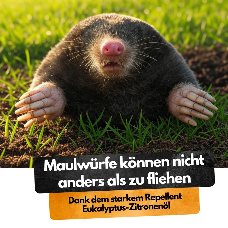 Maulwurf & Wühlmaus Kugeln - 100 Kugeln - Vertreiber & Wühlmausschreck