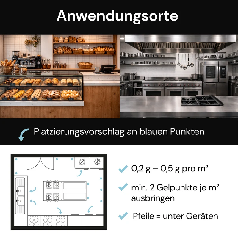 Advion Schabengel - auch gegen Silberfischchen & Papierfischchen - 30 g Kartusche