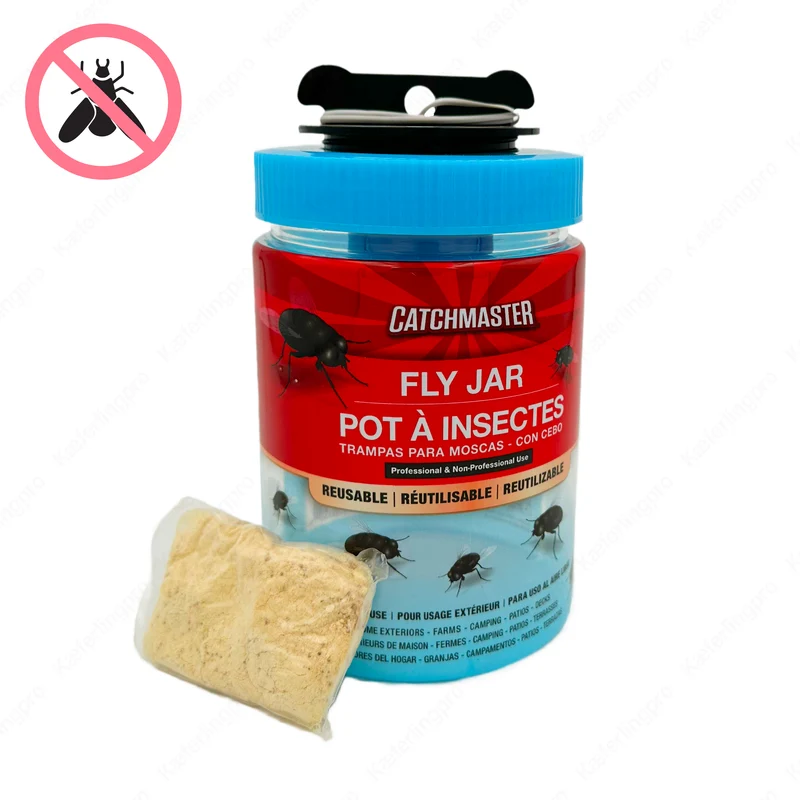 Catchmaster Fliegenfalle 974-J – 6er-Set mit Lockstoff für Außenbereiche