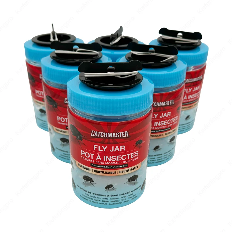 Catchmaster Fliegenfalle 974-J – 6er-Set mit Lockstoff für Außenbereiche
