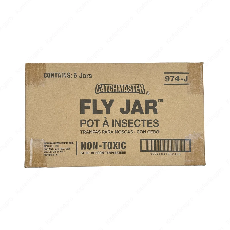 Catchmaster Fliegenfalle 974-J – 6er-Set mit Lockstoff für Außenbereiche