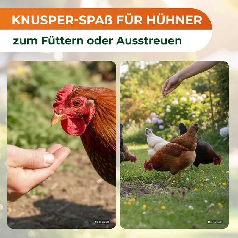 Getrocknete Mehlwürmer für Hühner