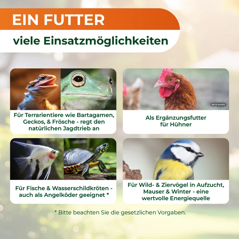 Lebende Mehlwürmer