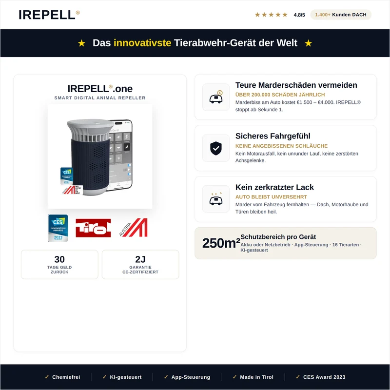 IREPELL.one | KI-Tiervergrämer der nächsten Generation