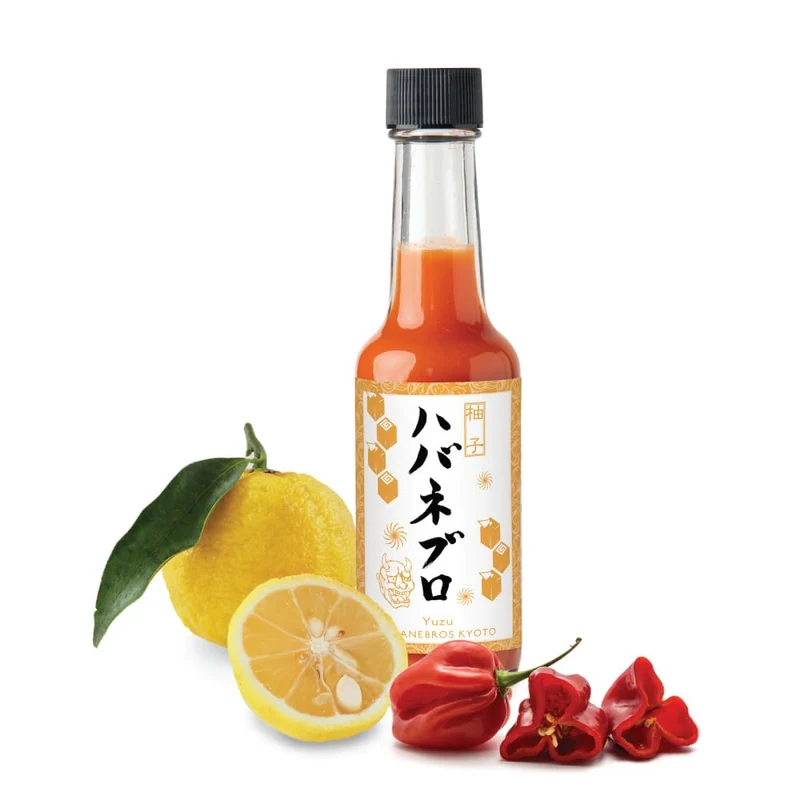 Habanebros Yuzu Habanero Hot Sauce 60ml (Kyoto-grown fermented craft chili)