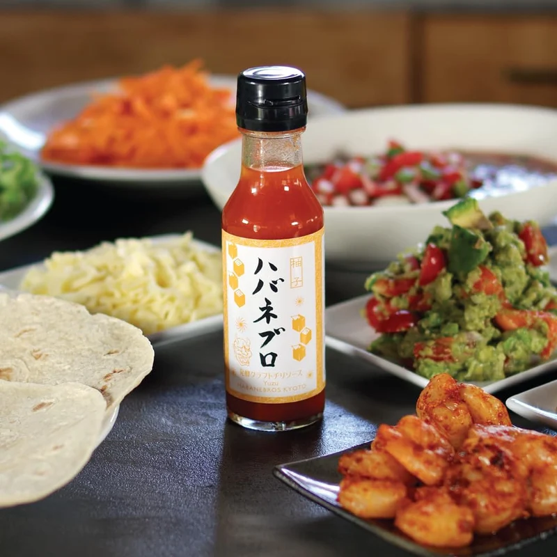 Habanebros Yuzu Habanero Hot Sauce 60ml (Kyoto-grown fermented craft chili)