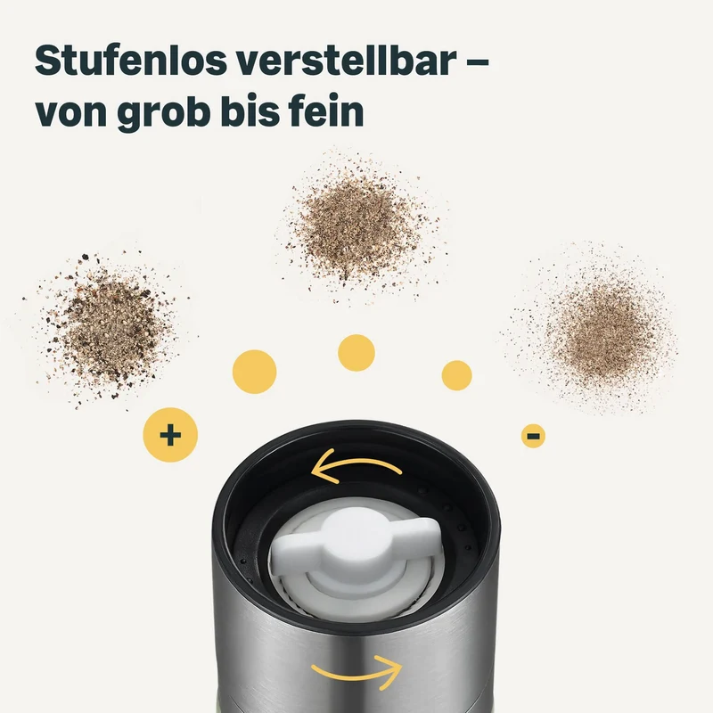 Gewürzmühle + Muskatmühle Set