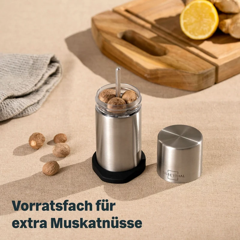 Gewürzmühle + Muskatmühle Set