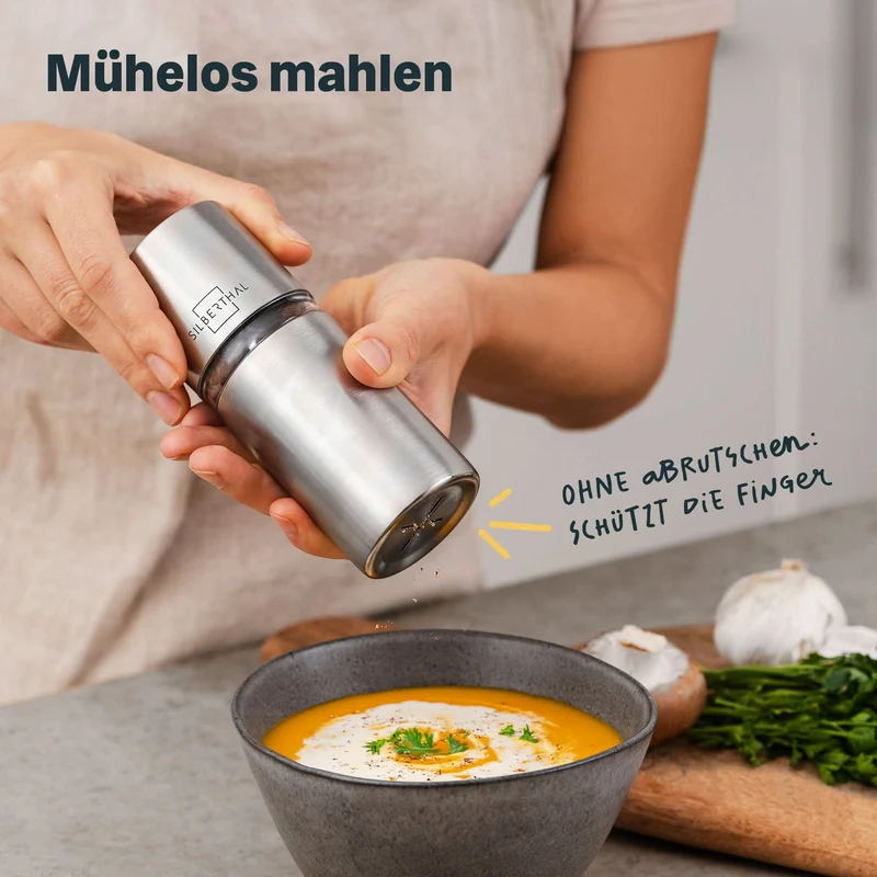 Gewürzmühle + Muskatmühle Set