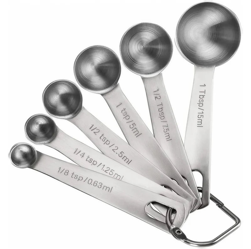 Maatlepels, set van 6