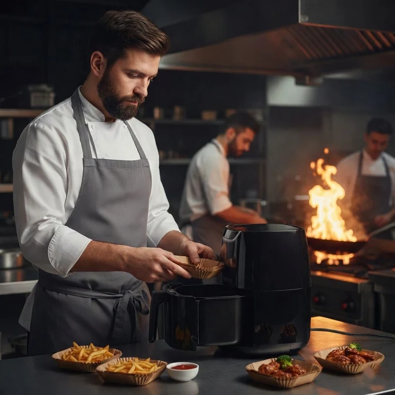 Airfryer bakpapier, 100 stuks