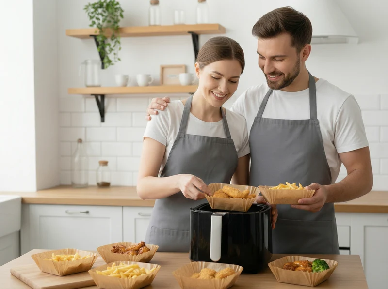 Airfryer bakpapier, 100 stuks