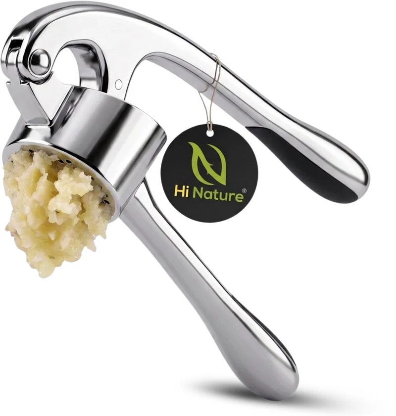 Stainless Steel Garlic Press