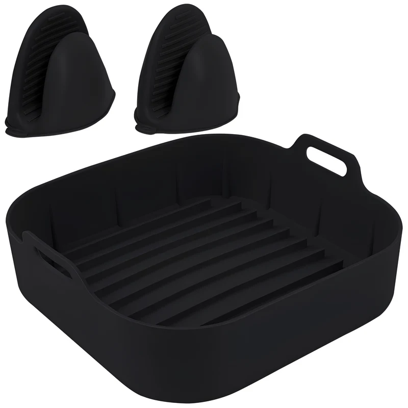 Siliconen airfryer bakje