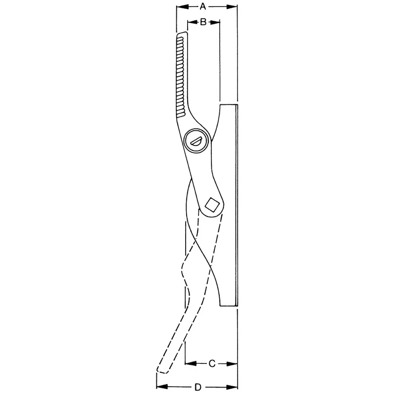 Tor-Treibriegel 902Z (sperrbar)