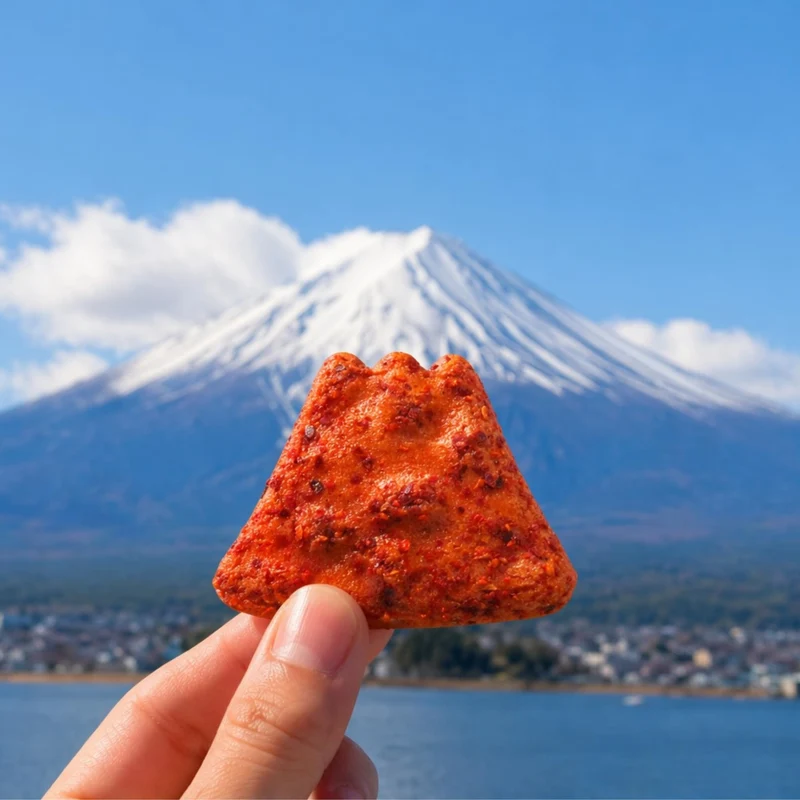 Senbei Labo Fujisan Rice Crackers 7 Colors 7 Flavors 21 Pieces