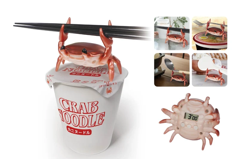 Crab-Shaped Cup Noodle Timer HAC5119A