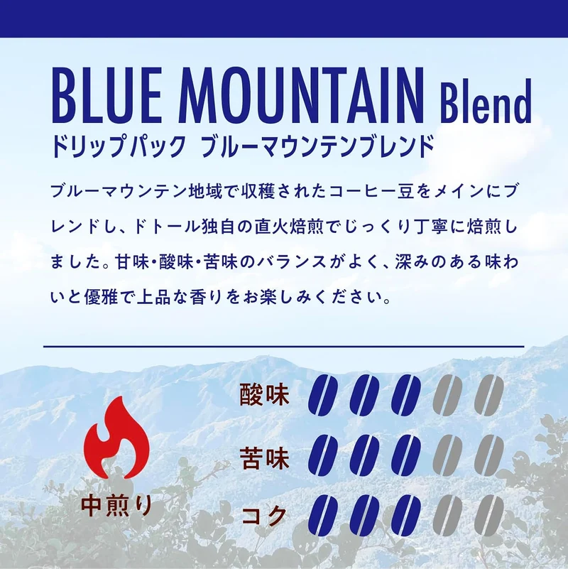 Doutor Coffee drip pack Blue Mountain blend 18P