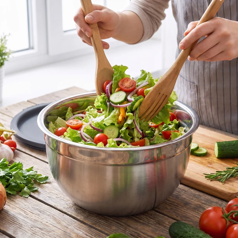 Mixing Bowls with Clip-Lock Lids