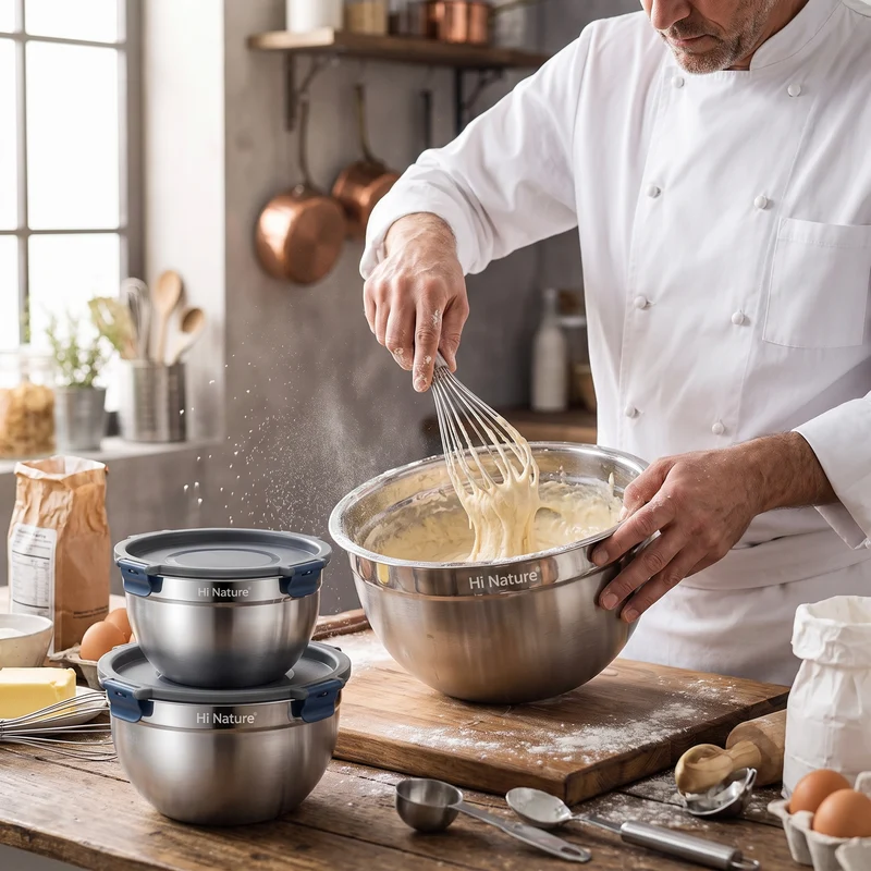 Mixing Bowls with Clip-Lock Lids