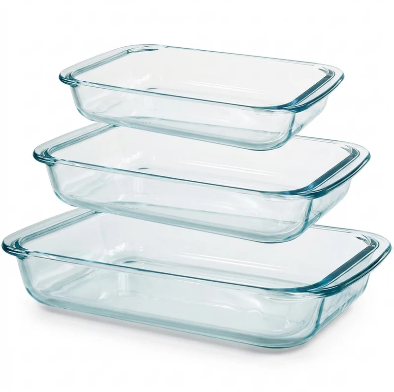Glass Oven Dish Set of 3