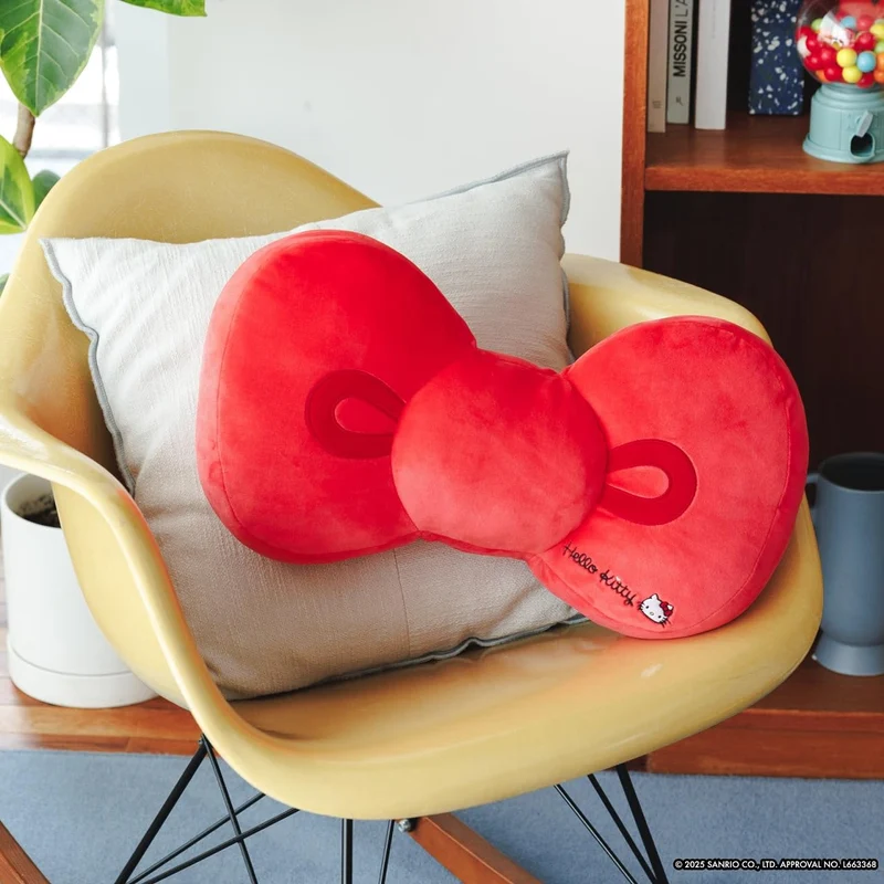 Hello Kitty Fluffy Ribbon Cushion Book